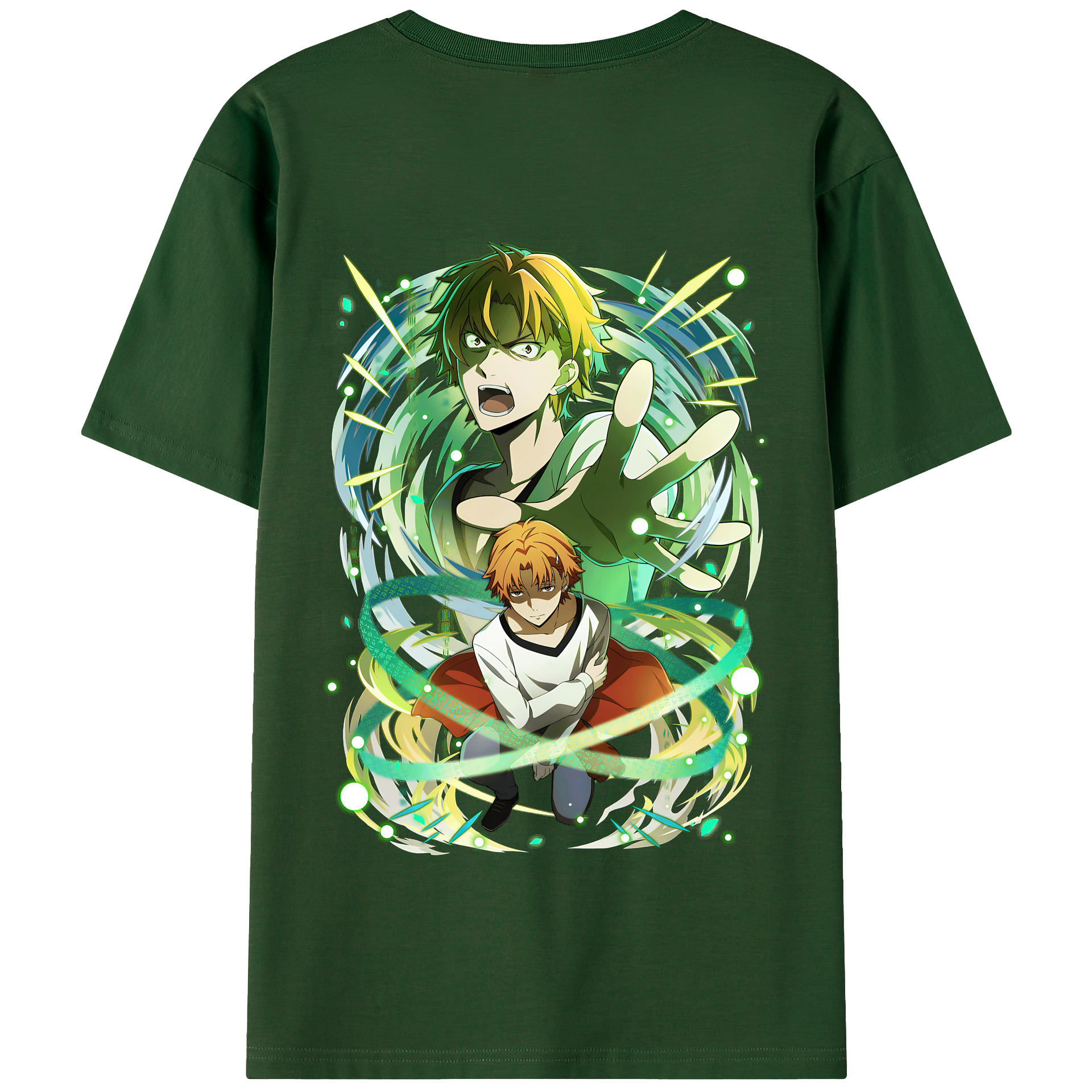 （画像用） 文豪ストレイドッグス Bungo Stray Dogs 綿100％半袖Tシャツ（背面プリント）